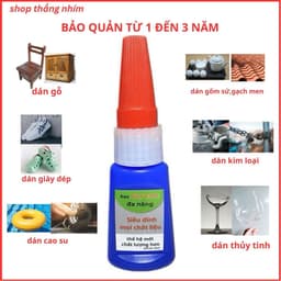 keo OILY GLUE xanh đa năng dán gỗ gạch gốm dày dép sắt nhựa gấp 50 lần 502 1