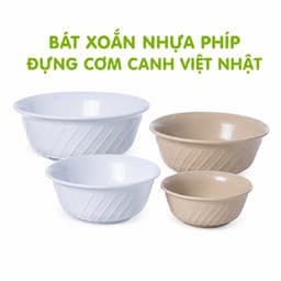 Bát Xoắn Nhựa Phíp Đựng Cơm Canh Việt Nhật 6861 6862 6863 Nhựa ABS Nguyên Sinh Cao Cấp Bền Đẹp Khó Vỡ GD401 2