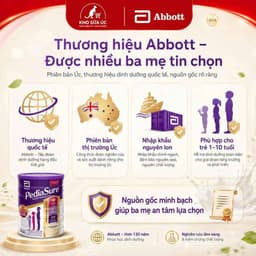 COMBO 10 LON - DATE Mới T11/2027 Sữa PediaSure Úc 850g – Có Tem Phụ – Tuổi, Hỗ Trợ Chiều Cao, Cân Nặng 2