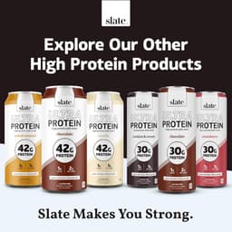 Whey Protein Shake chai nhôm 42g protein: Slate thùng 12 chai 8