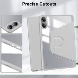 [Xoay 360 Độ] Bao Da MTB Xia0mi REDMI PAD 2 PRO- POCO PAD M1 12.1" 2025 Lưng Cứng Trong Suốt Viền Dẻo 3