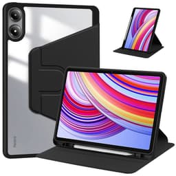 [Xoay 360 Độ] Bao Da MTB Xia0mi REDMI PAD PRO 12.1- POCO PAD 12.1" 2024 Lưng Cứng Trong Suốt Viền Dẻo 2