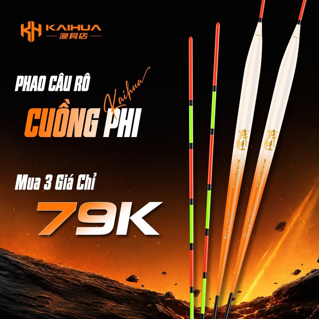 Phao Câu Rô Cuồng Phi Phao Câu Đài Câu Đơn Phao Câu Rô Phi Diếc Siêu Nhạy