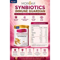 [Date 3/2028] Sữa Tăng Đề Kháng Moroka Lactoferrin Synbiotics giảm ốm vặt hộp 100g (2g x 50 Gói) 9