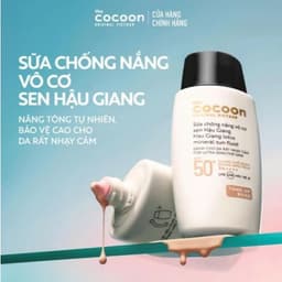 Sữa Chống Nắng Sen Hậu Giang Cocoon Hau Giang Tone Up Beige 50ml SKINCARESHOP 3