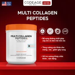 Bột Collagen Codeage Multi Collagen Peptides 567g 9000mg 5 Loại Collagen Thủy Phân Hỗ Trợ Da & Khớp 1