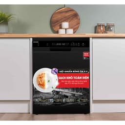 Máy Rửa Bát Kocher X16B 17 Bộ Độc Lập Âm Tủ 8 Chương Trình Sấy Khô UV Diệt Khuẩn Chính Hãng 2