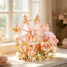 Mô hình lắp ráp vòng đu quay CAROUSEL quà tặng độc đáo các dịp lễ 8