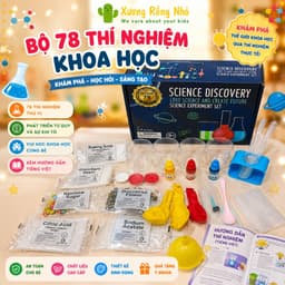 Bộ 78 Thí Nghiệm Khoa Học Vật Lý, Hóa Học Cho Trẻ Em Khám Phá Nguyên Lý Khoa Học (Có Kèm Hướng Dẫn Tiếng Việt) 1
