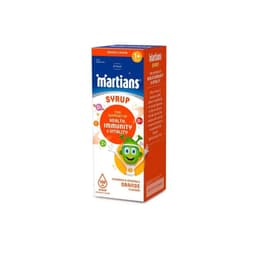 [Hàng cty] Beta glucan - Tăng sức đề kháng cho trẻ Martians With Imunactiv Syrup H/150ML STADA 2