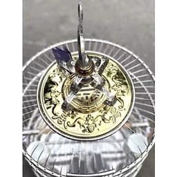 Lồng chim Hoạ Mi, khướu, chích choè size 38 chất liệu inox Tàu có phụ kiện đi kèm 6