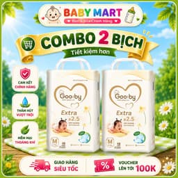 [COMBO 4 BỊCH] Tã Bỉm GOOBY EXTRA siêu mỏng, mềm mại, thấm hút tốt an toàn cho bé, đủ size. 8