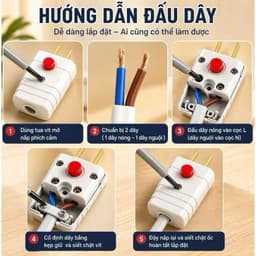 Phích Cắm Điện Có Công Tắc - Hạn Chế Tia Lửa Điện 10A 250VCC 3