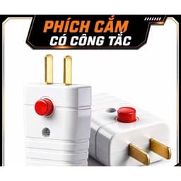 Phích Cắm Điện Có Công Tắc - Hạn Chế Tia Lửa Điện 10A 250VCC 7