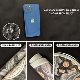 Thảm Thấm Hút Nước Nhanh Khô, Chất Liệu Da Đế Cao Su Chống Trượt, Thảm Lót Ly Thấm Nước Cho Nhà Bếp 7