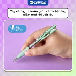 Combo 5/10/20 Bút bi Thiên Long TL-095 Pro, phiên bản nâng cấp 2026, 4 màu thân thời trang, ngòi 0.5mm TL-098 6