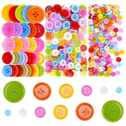 50/100 CÚC ÁO NHỰA NHIỀU MÀU – NÚT MAY QUẦN ÁO – PHỤ KIỆN HANDMADE – SCRAPBOOK – DIY 🌈 1