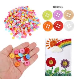 50/100 CÚC ÁO NHỰA NHIỀU MÀU – NÚT MAY QUẦN ÁO – PHỤ KIỆN HANDMADE – SCRAPBOOK – DIY 🌈 6