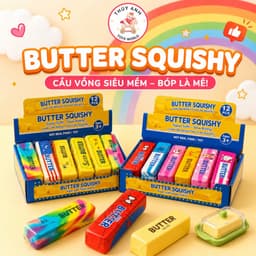 Hot trend Butter Squishy Cầu Vồng Siêu Mềm – Đồ Chơi Bóp Giảm Stress Cực Đã Tay Cho Bé & Người Lớn 3