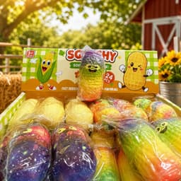 Hot trend Butter Squishy Cầu Vồng Siêu Mềm – Đồ Chơi Bóp Giảm Stress Cực Đã Tay Cho Bé & Người Lớn 6