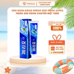 Perioe New Fresh Alpha 185g Kem Đánh Răng Ngừa Sâu Răng, Làm Sạch Khoang Miệng, Khử Mùi 1