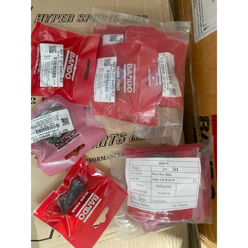 Kẹp Trượt Bando Chính Hãng 125/150 AB/SH/Vario...