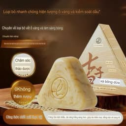 Xà phòng rửa mặt Thất Tử Bạch (Seven Green)làm sạch bã nhờn ,bụi bẩn ngăn ngừa mụn 8