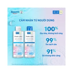 Nước Tẩy Trang Sạch Sâu Dưỡng Trắng Hada Labo Micellar Water Whitening 240ml 5