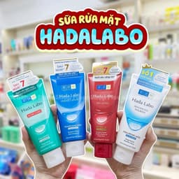 Kem Sữa Rửa Mặt Hada Labo Sạch Sâu, Giảm Mụn Dưỡng Ẩm, Sáng Da , Chống Lão Hóa Căng Bóng Cho Da 80g 1