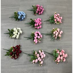 Combo 5 Cụm Trà - Cụm Hồng Trà cắm bó hoa, cắm bình hoa trang trí nhà cửa siêu đep 6