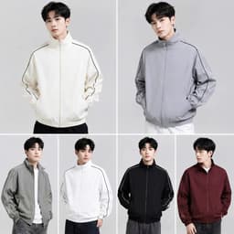 Áo khoác gió dù 2 lớp sọc kẻ tay, trượt nước, cản gió, dành cho nam và nữ Cao Cấp Dễ Phối Đồ Thời Trang - Tmen Store 4