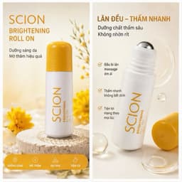 Lăn khử mùi Scion ngăn hôi nách không ố áo làm sáng da dưới cánh tay 75ml 4