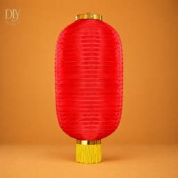 Lồng đèn vải DIYDECORSG lụa trơn chống nước, trang trí Trung thu, Tết, decor ngoài trời 30cm/40cm 2