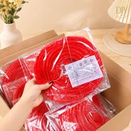 Lồng đèn vải DIYDECORSG lụa trơn chống nước, trang trí Trung thu, Tết, decor ngoài trời 30cm/40cm 9