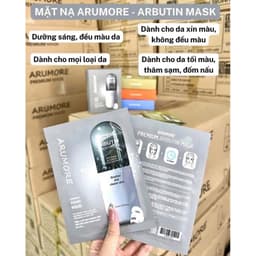 Hộp 10 Mặt Nạ Arumore Tinh Chất Thiên Nhiên Hỗ Trợ Cấp Ẩm Làm Dịu Sáng Da Phục Hồi Da 10 x 23ML 4