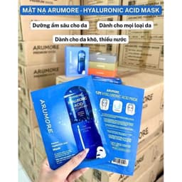 Hộp 10 Mặt Nạ Arumore Tinh Chất Thiên Nhiên Hỗ Trợ Cấp Ẩm Làm Dịu Sáng Da Phục Hồi Da 10 x 23ML 6