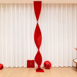 Dải giấy trang trí DIYDECORSG gấp nếp gợn sóng, dây treo hình bướm 3D trang trí Tết, đám cưới, Trung thu, dài 2m2/3m/4m 9