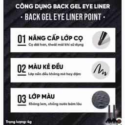 Gel Kẻ Mắt Tonymoly Backstage Eyeliner Chống Nước Lâu Trôi 6