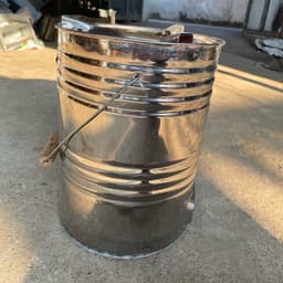 Bếp Than Tổ Ong 2 viên lửa xanh inox cao cấp, đường kính 22cm 8