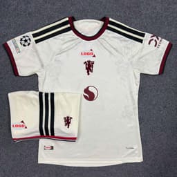Bộ Quần Áo Bóng Đá CLB Man United Sân Khách Mùa Giải 2026/2027- Vải Polyester Thái Cao Cấp 2