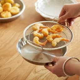 Combo 2 bộ khay kèm vỉ ráo dầu mỡ, khay hứng dầu tiện lợi, chất liệu inox 304, kích thước 20cm 8