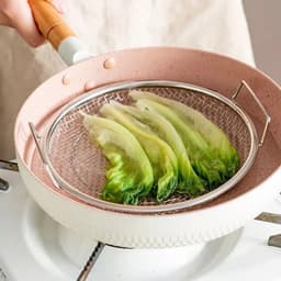 Combo 2 bộ khay kèm vỉ ráo dầu mỡ, khay hứng dầu tiện lợi, chất liệu inox 304, kích thước 20cm 6