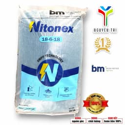 Phân Bón NPK Nitonex 18-6-18 (25kg) - Chính Hãng Behn Meyer, Bung Rễ, Xanh Lá, Lớn Trái 1