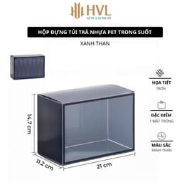 Hộp Đựng, Túi Trà Bằng Nhựa PET Trong Suốt Dày Dặn HT103 - Cao Cấp & Kháng Khuẩn -HVL 4