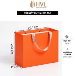 Hộp Đựng, Túi Trà Bằng Nhựa PET Trong Suốt Dày Dặn HT103 - Cao Cấp & Kháng Khuẩn -HVL 8