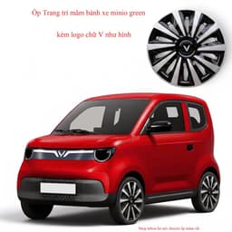 [ Minio Green - VF2 xe Điện ] Ốp lazang R13 ốp mâm ô tô Điện minio Green / VF2 cỡ lốp R13 inch phụ kiện làm đẹp mâm xe 7
