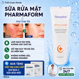 Sữa Rửa Mặt Pharmaform Sebo Cho Da Dầu Mụn, Da Hỗn Hợp Làm Sạch Bã Nhờn Giảm Bít Tắc 150ml 9