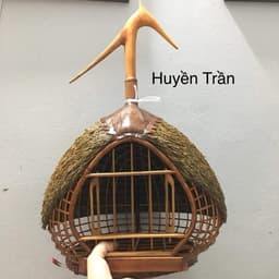 Lồng chim cu gáy, Lồng gáy lá thông size 36 có cóng ăn uống kèm theo 2