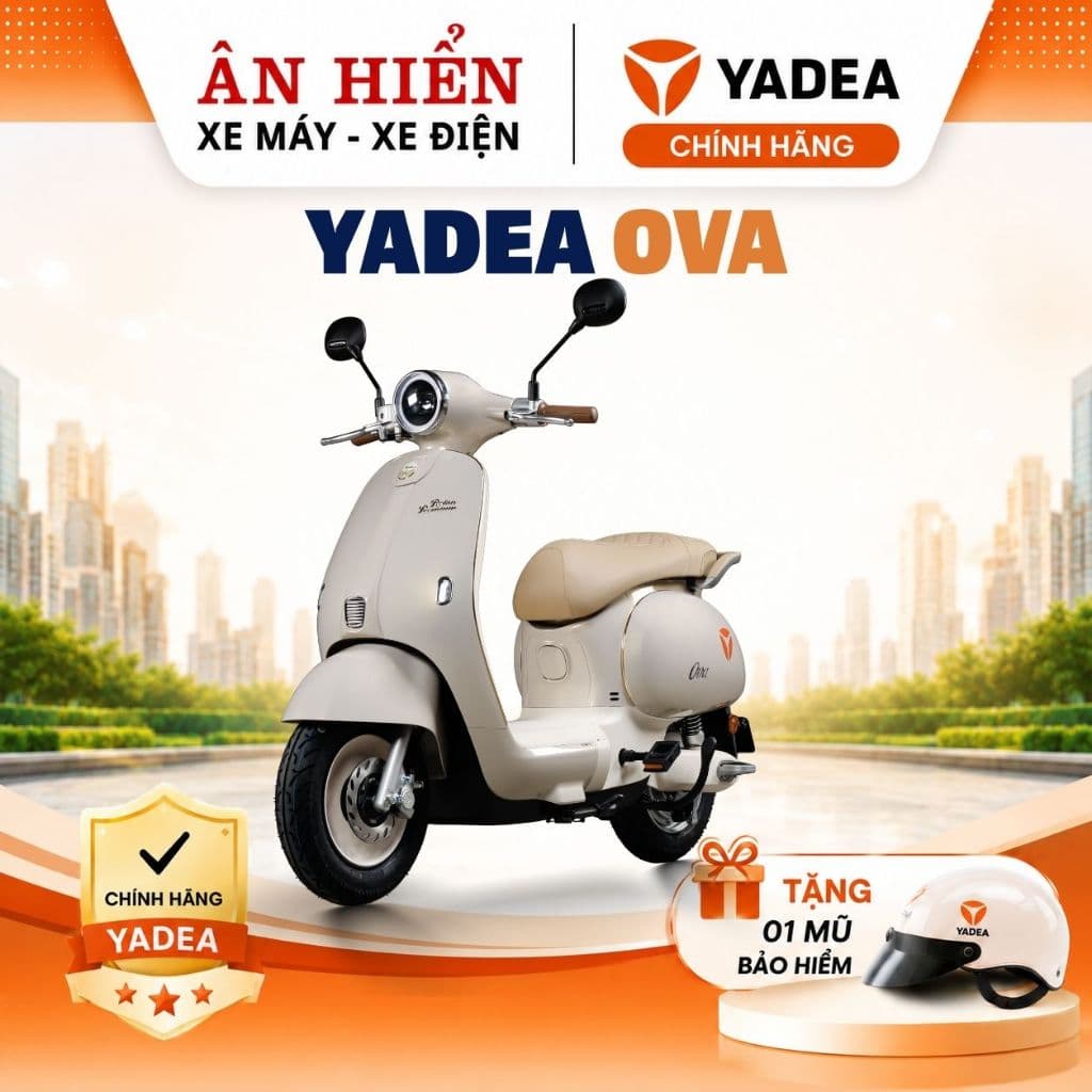 Xe máy điện YADEA OVA xe điện Ân Hiển