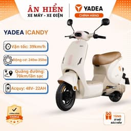 Xe điện Yadea Icandy Xe điện Ân Hiển động cơ 240w (bình TTFAR) 2